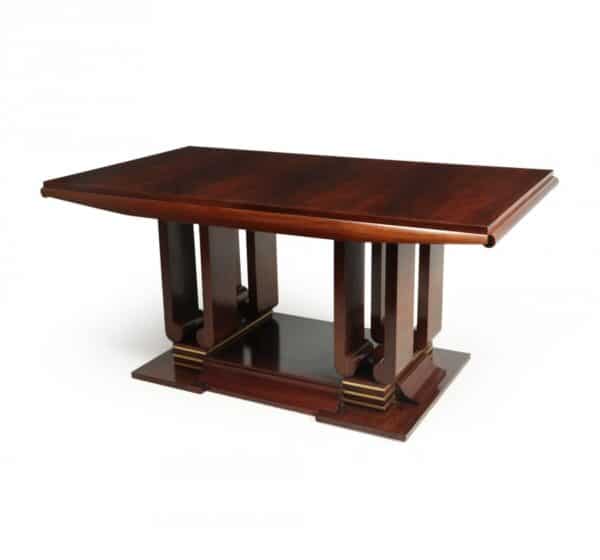 French Art Deco Dining Table c1930 - Image 2