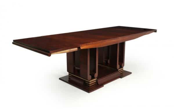 French Art Deco Dining Table c1930 - Image 12