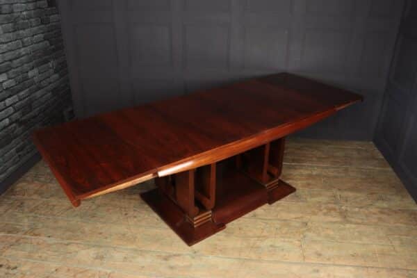 French Art Deco Dining Table c1930 - Image 3