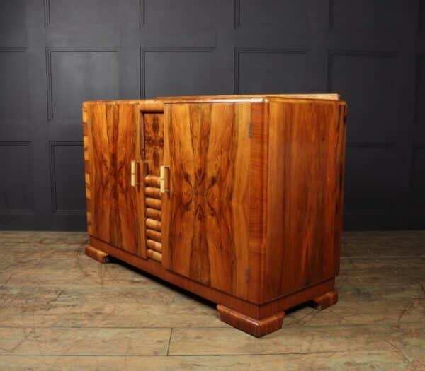 Art Deco Walnut Sideboard c1930 - Image 2