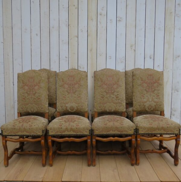 Set Of Eight French Dining Chairs