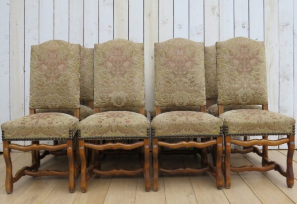 Set Of Eight French Dining Chairs chairs Antique Chairs 10