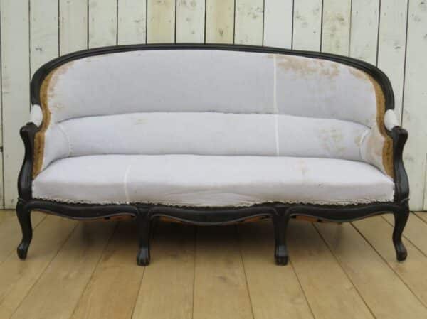 Antique French Sofa For Re-upholstery - Image 8
