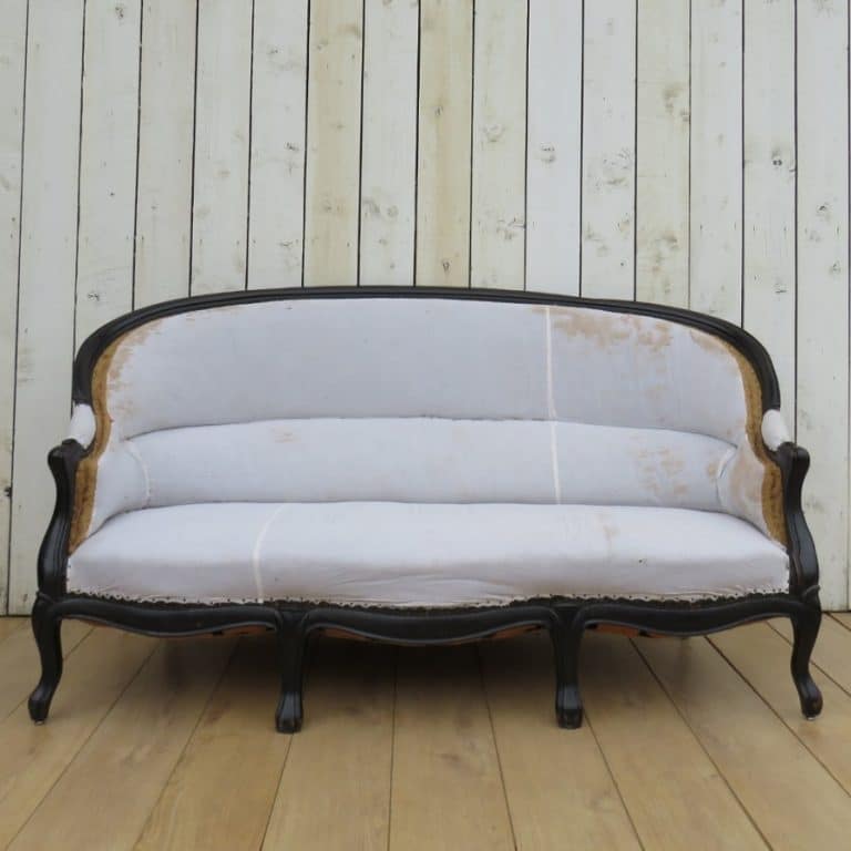 Antique French Sofa For Re-upholstery