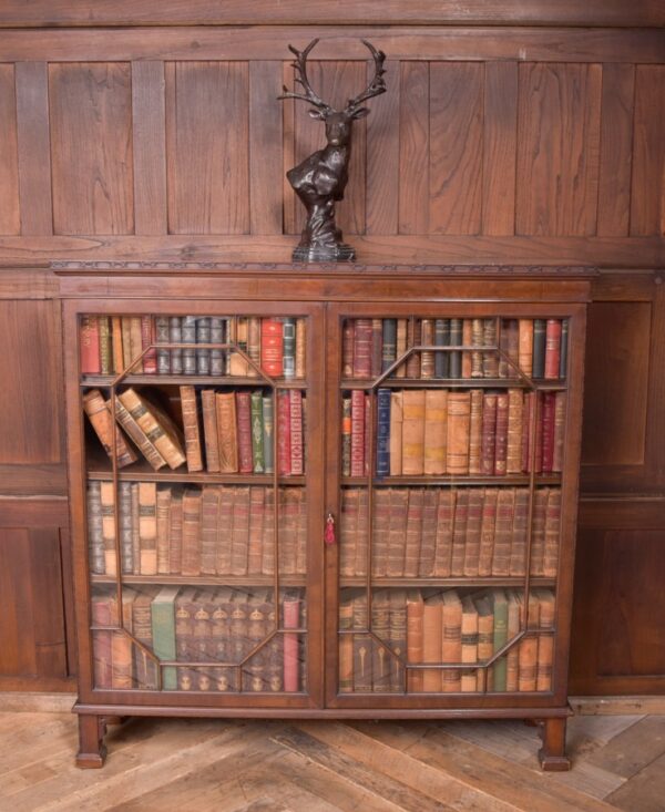 Edwardian Mahogany 3 Shelf Bookcase SAI2310 Antique Bookcases 3