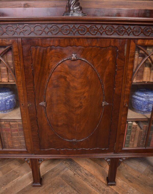 Edwardian Mahogany Bookcase/ Display Cabinet SAI2333 - Image 4