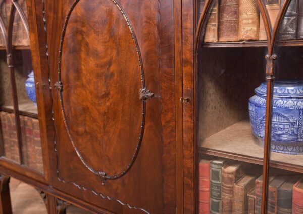 Edwardian Mahogany Bookcase/ Display Cabinet SAI2333 Antique Bookcases 7