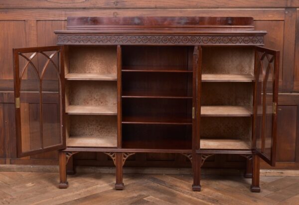 Edwardian Mahogany Bookcase/ Display Cabinet SAI2333 Antique Bookcases 9