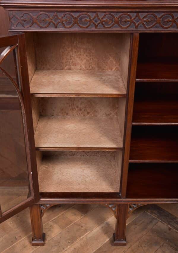 Edwardian Mahogany Bookcase/ Display Cabinet SAI2333 Antique Bookcases 16