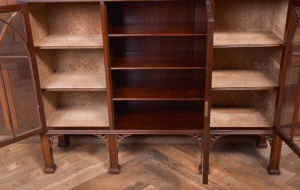 Edwardian Mahogany Bookcase/ Display Cabinet SAI2333 Antique Bookcases 15