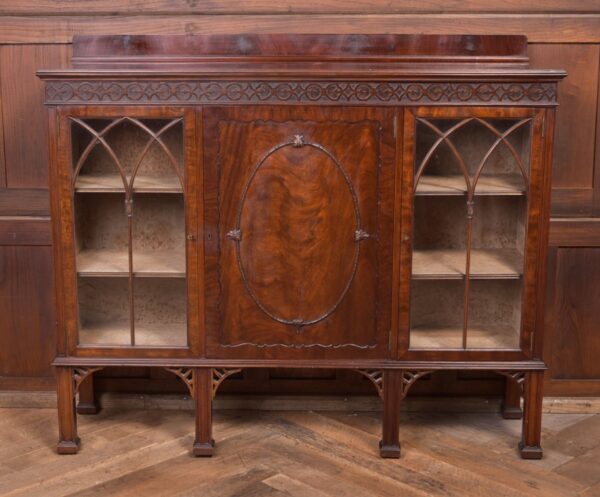 Edwardian Mahogany Bookcase/ Display Cabinet SAI2333 Antique Bookcases 14