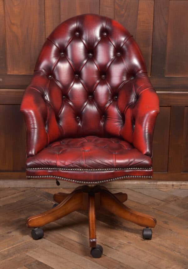 Red Chesterfield Desk Chair SAI2329