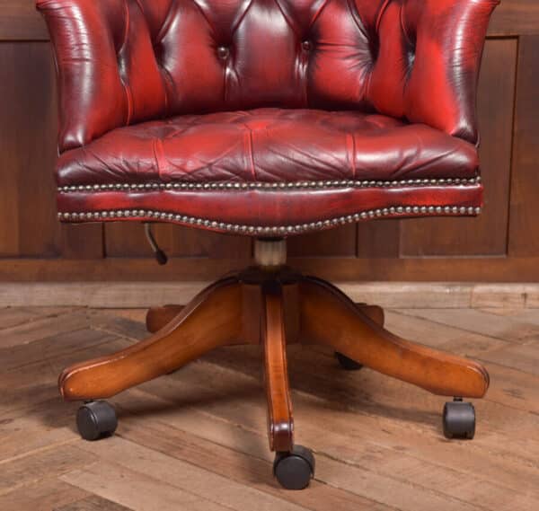 Red Chesterfield Desk Chair SAI2329 - Image 3