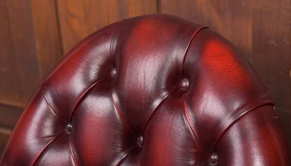 Red Chesterfield Desk Chair SAI2329 - Image 2