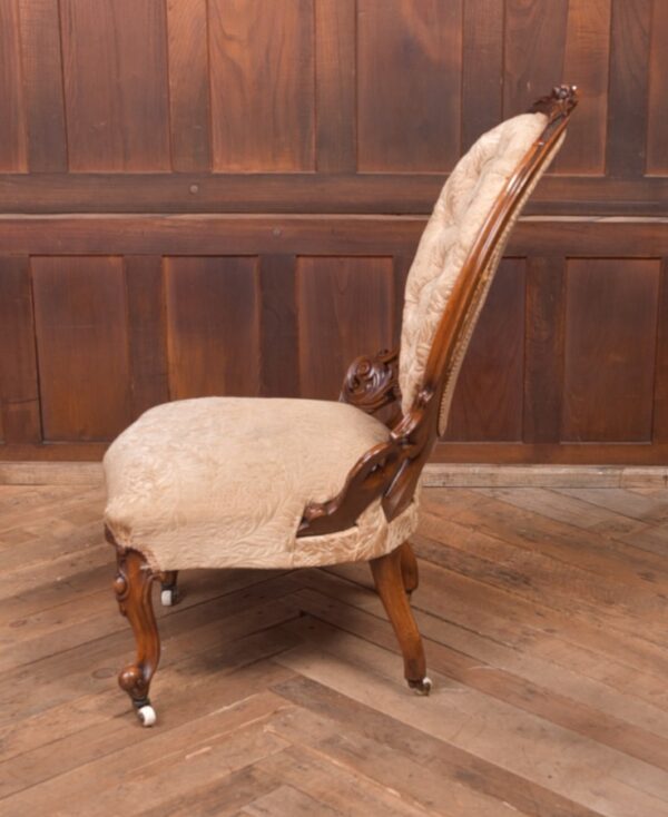 Victorian Walnut Nursing Chair SAI2326 Antique Chairs 6