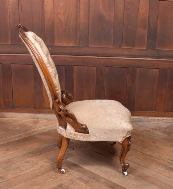 Victorian Walnut Nursing Chair SAI2326 - Image 6