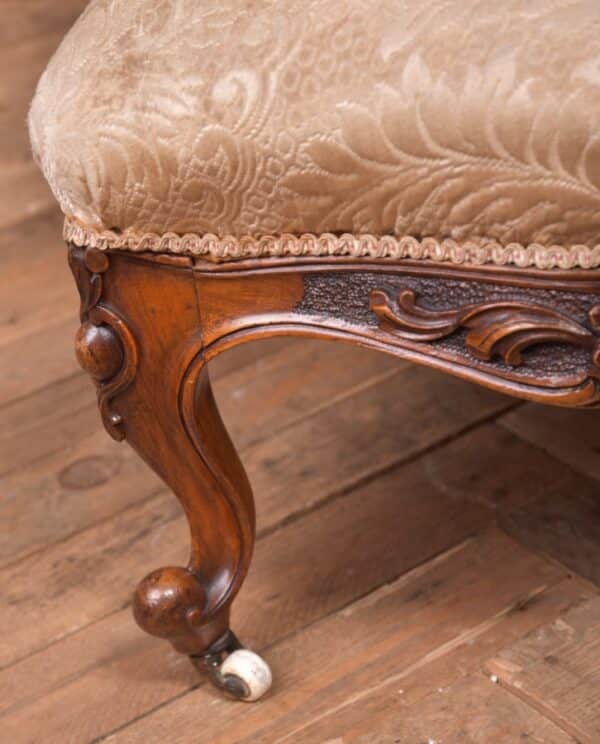 Victorian Walnut Nursing Chair SAI2326 - Image 10