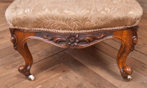 Victorian Walnut Nursing Chair SAI2326 - Image 11