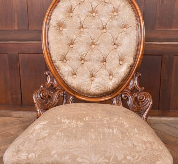 Victorian Walnut Nursing Chair SAI2326 - Image 12