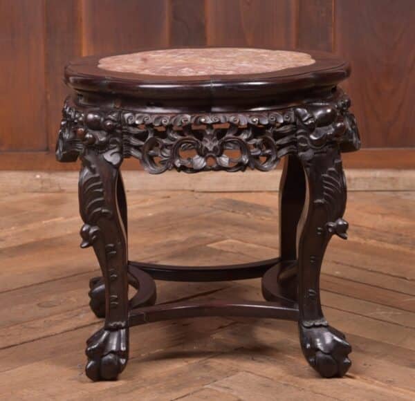 Chinese Carved Plant Stand SAI2331 - Image 7