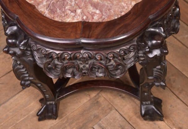 Chinese Carved Plant Stand SAI2331 - Image 4