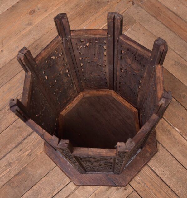 Eastern Hardwood Carved Table SAI2332 - Image 6