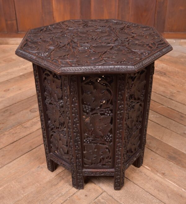 Eastern Hardwood Carved Table SAI2332