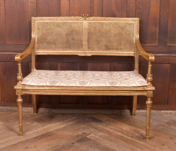 Carved Gilt Bergere Sofa SAI2324 Antique Furniture 3