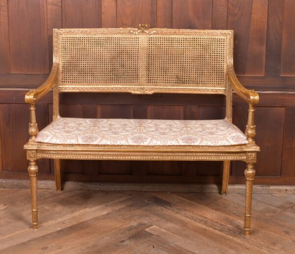 Carved Gilt Bergere Sofa SAI2324