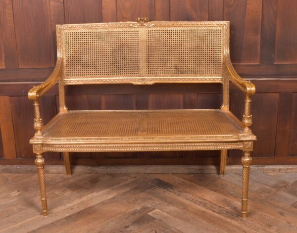 Carved Gilt Bergere Sofa SAI2324 Antique Furniture 4