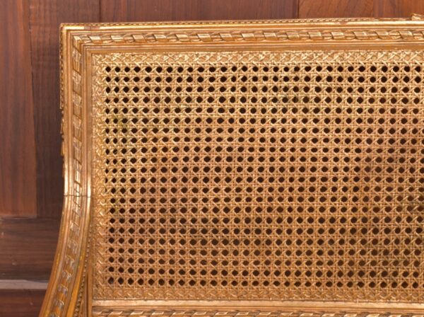 Carved Gilt Bergere Sofa SAI2324 - Image 4