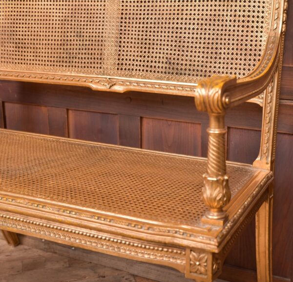 Carved Gilt Bergere Sofa SAI2324 - Image 10