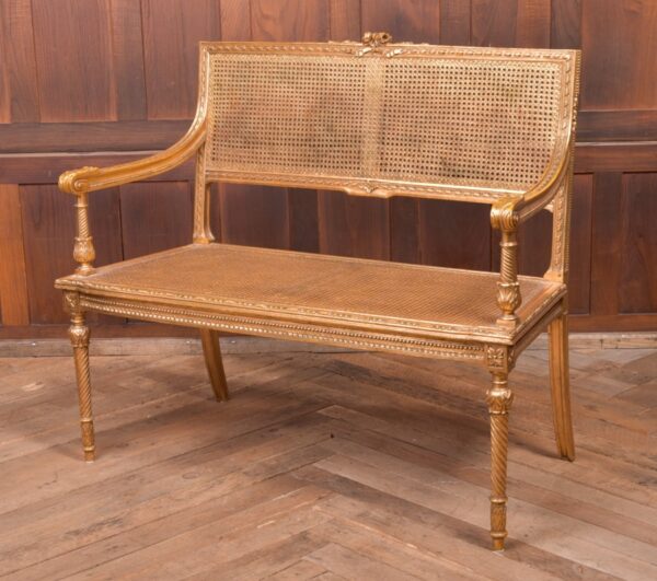 Carved Gilt Bergere Sofa SAI2324 - Image 11