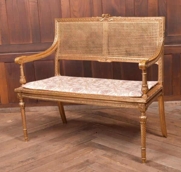 Carved Gilt Bergere Sofa SAI2324 Antique Furniture 14