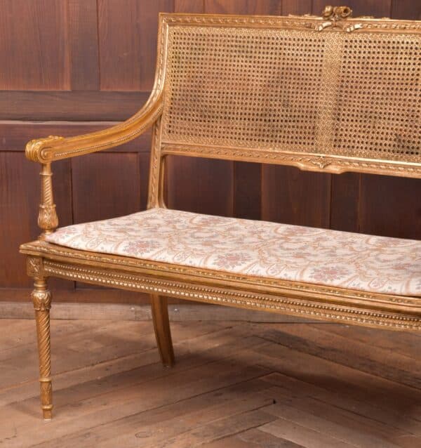 Carved Gilt Bergere Sofa SAI2324 - Image 15