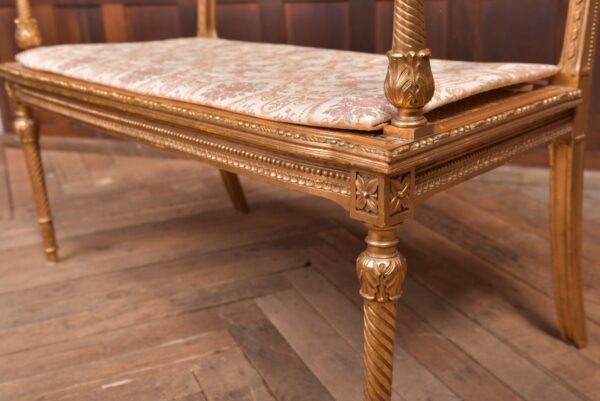 Carved Gilt Bergere Sofa SAI2324 - Image 18