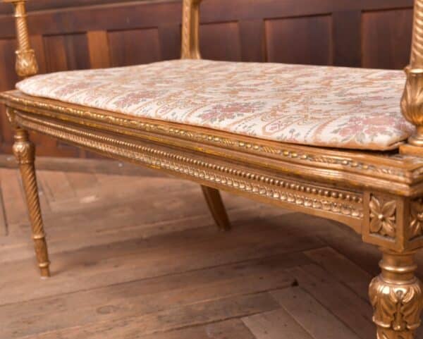 Carved Gilt Bergere Sofa SAI2324 - Image 19