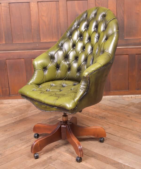 Green Chesterfield Desk Chair SAI2330 Miscellaneous 16