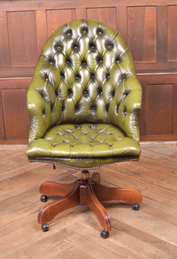 Green Chesterfield Desk Chair SAI2330 Miscellaneous 10