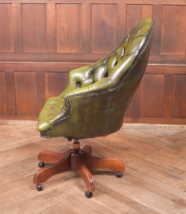 Green Chesterfield Desk Chair SAI2330 Miscellaneous 7