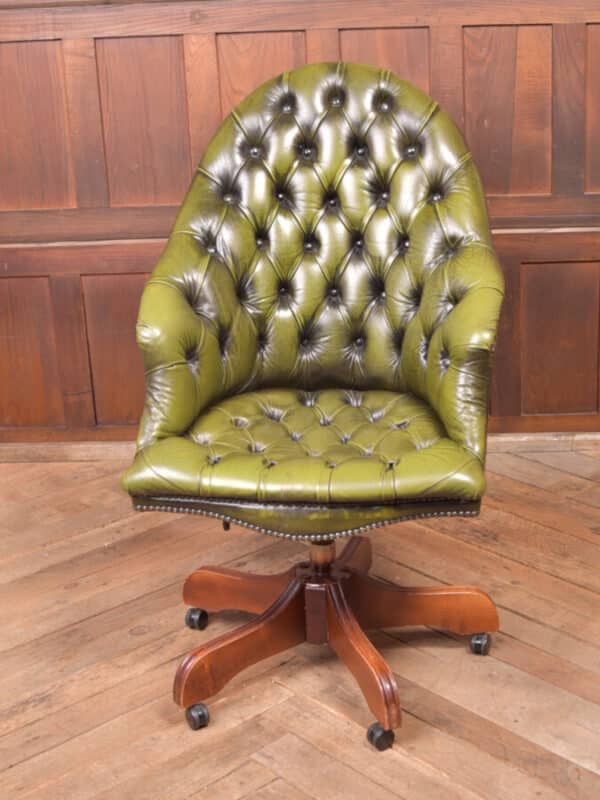 Green Chesterfield Desk Chair SAI2330 Miscellaneous 3