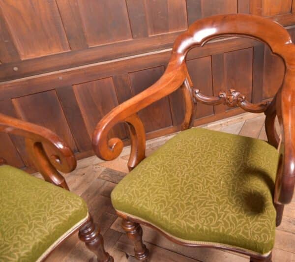 Pair Of Balloon Back Arm Chairs SAI2328 - Image 4