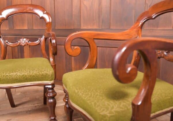 Pair Of Balloon Back Arm Chairs SAI2328 Antique Chairs 10