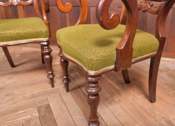 Pair Of Balloon Back Arm Chairs SAI2328 - Image 10