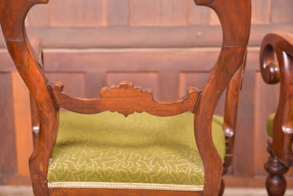 Pair Of Balloon Back Arm Chairs SAI2328 - Image 14