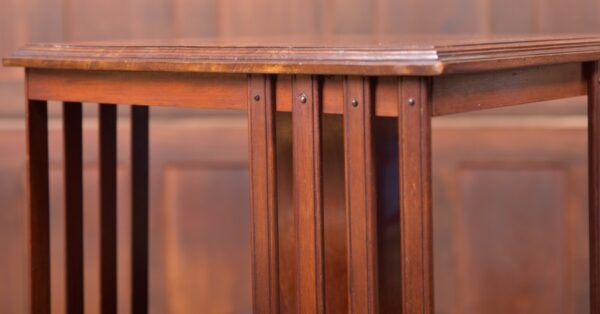 Edwardian Mahogany Inlaid Revolving Bookcase SAI2336 - Image 5