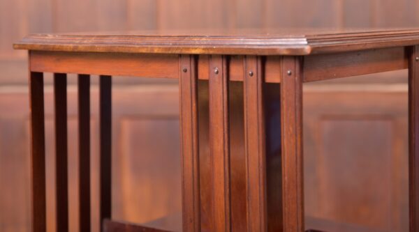 Edwardian Mahogany Inlaid Revolving Bookcase SAI2336 - Image 4
