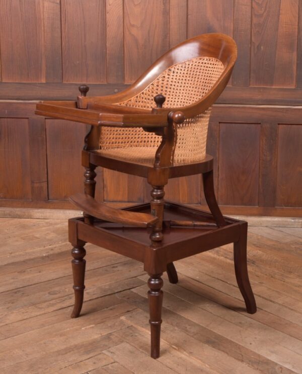 Edwardian Bergere High Chair SAI2339 Antique Chairs 3