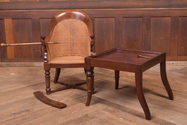 Edwardian Bergere High Chair SAI2339 Antique Chairs 21