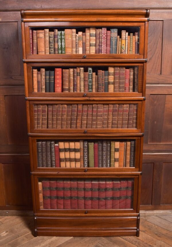 Edwardian Mahogany Globe Wernicke 5 Section Bookcase SAI2334 Antique Bookcases 12